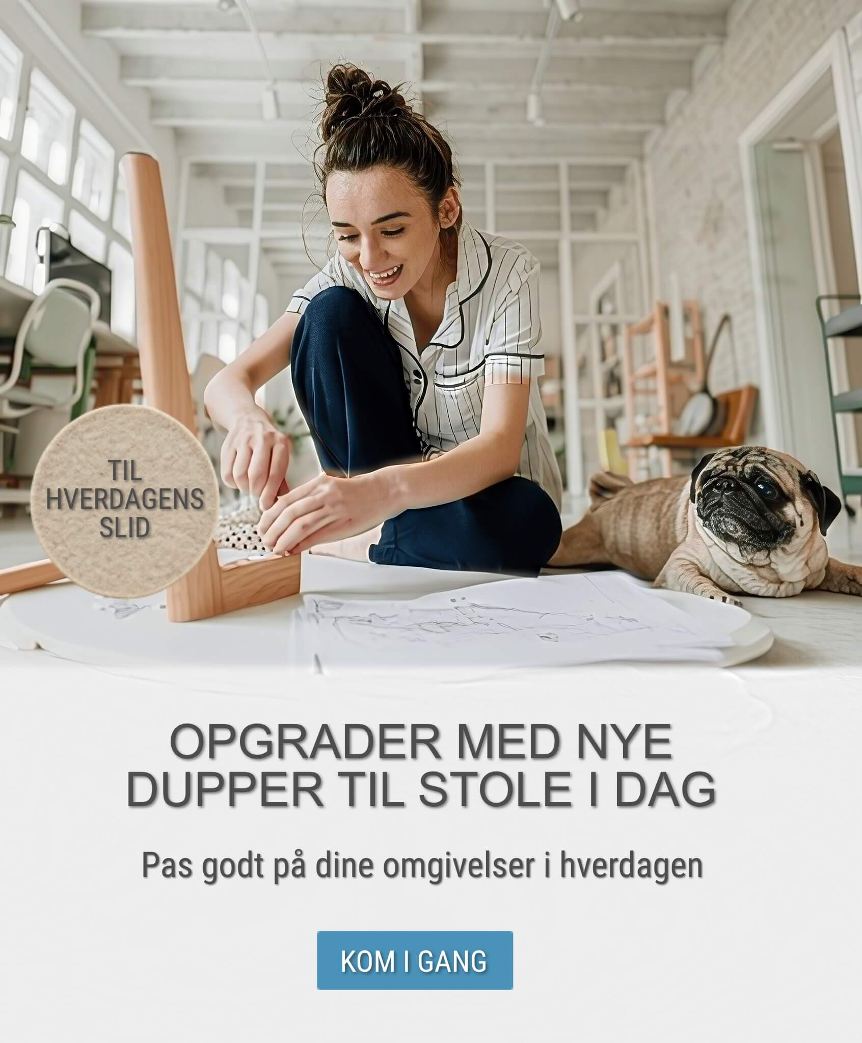 SVENSKPRODUCEREDE STOLEDUPPER I FILT